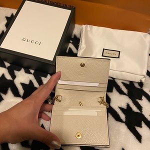Gucci leather wallet on chain from zumi collection
